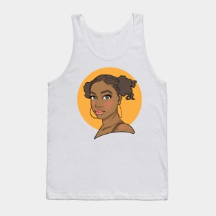 Young Black Woman Millennial Tank Top